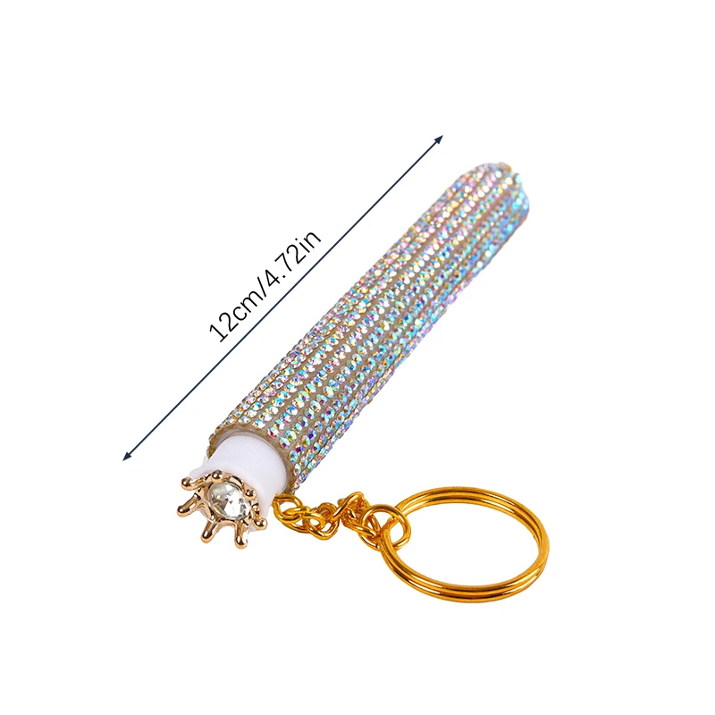 Tubo per mascara vuoto riutilizzabile con bacchetta per ciglia Catena d'oro Micro Lash Spoolie Cleaner Mini Spazzole per pettine per ciglia!