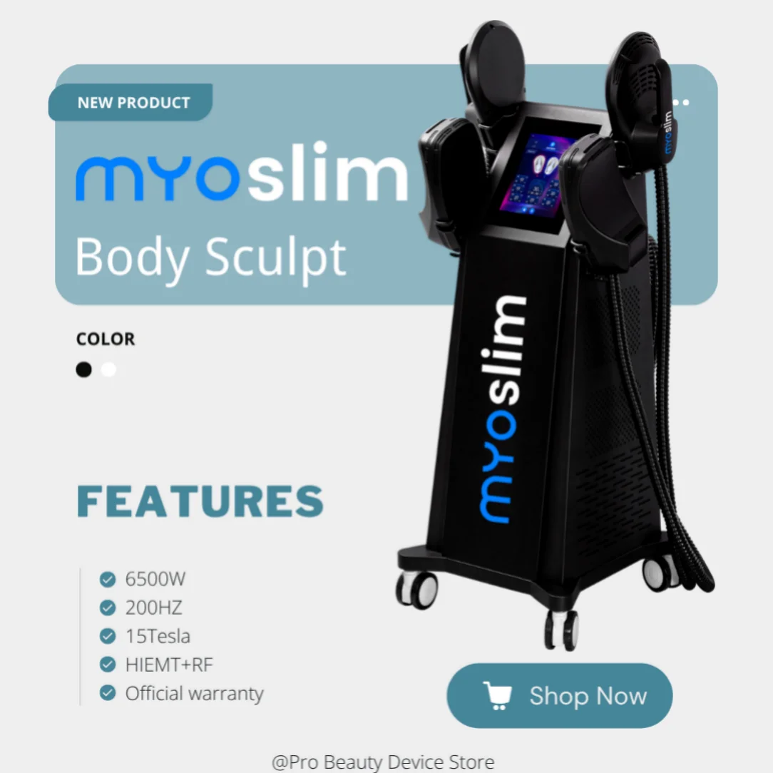

Новый портативный аппарат EMS 15 Тесла 6500 Вт Hi-EMT MYOslim для коррекции фигуры, сжигания жира и уменьшения веса, для салонов красоты