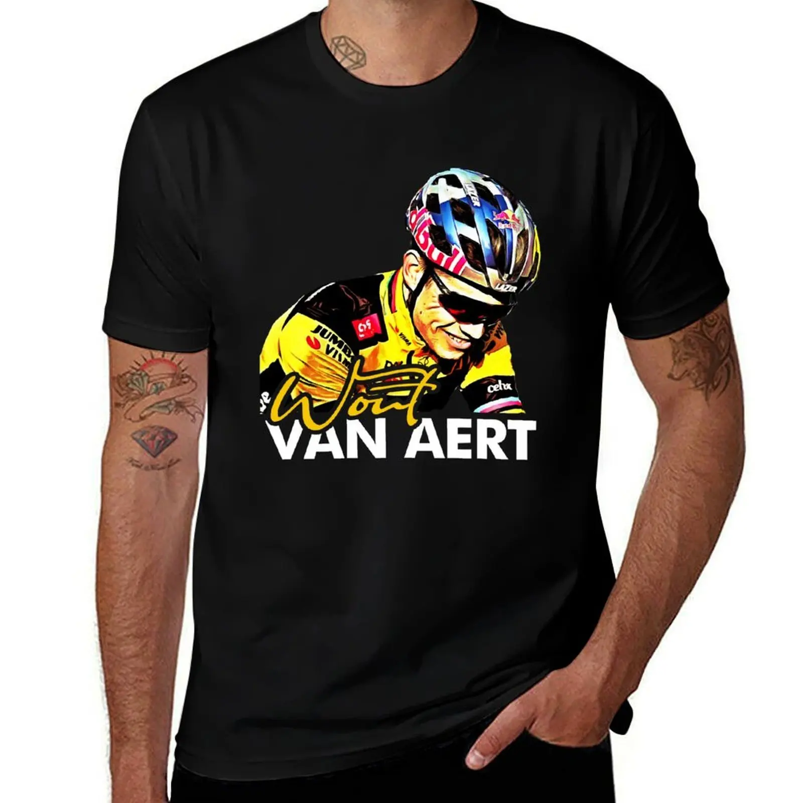 

Van Aert 2 T-Shirt Casual Simple Design Short Sleeve Shirt