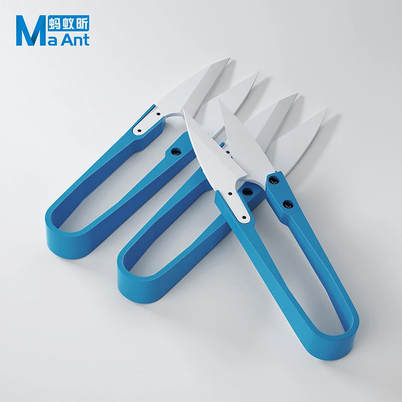 MaAnt Insulated ceramic U-shaped scissors for mobile phone repairs cutting battery cables Cut Fishing Line Trimming Nipper 2ps