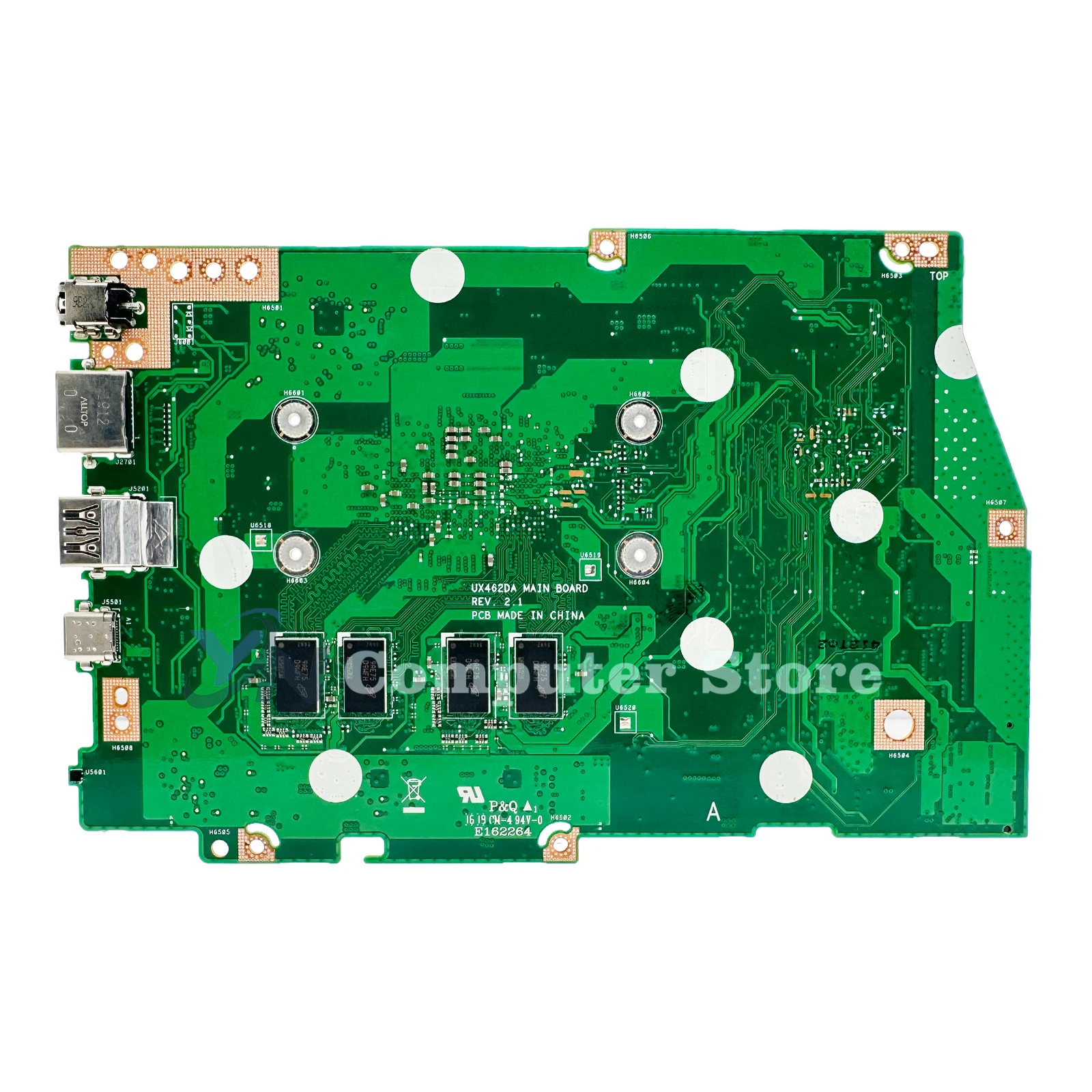 UX462DA Mainboard For ASUS Q406DA UM462DA UM462D UX462D Q406D Laptop Motherboard R3 R5 R7 3th Gen RAM/8GB 100% Test OK