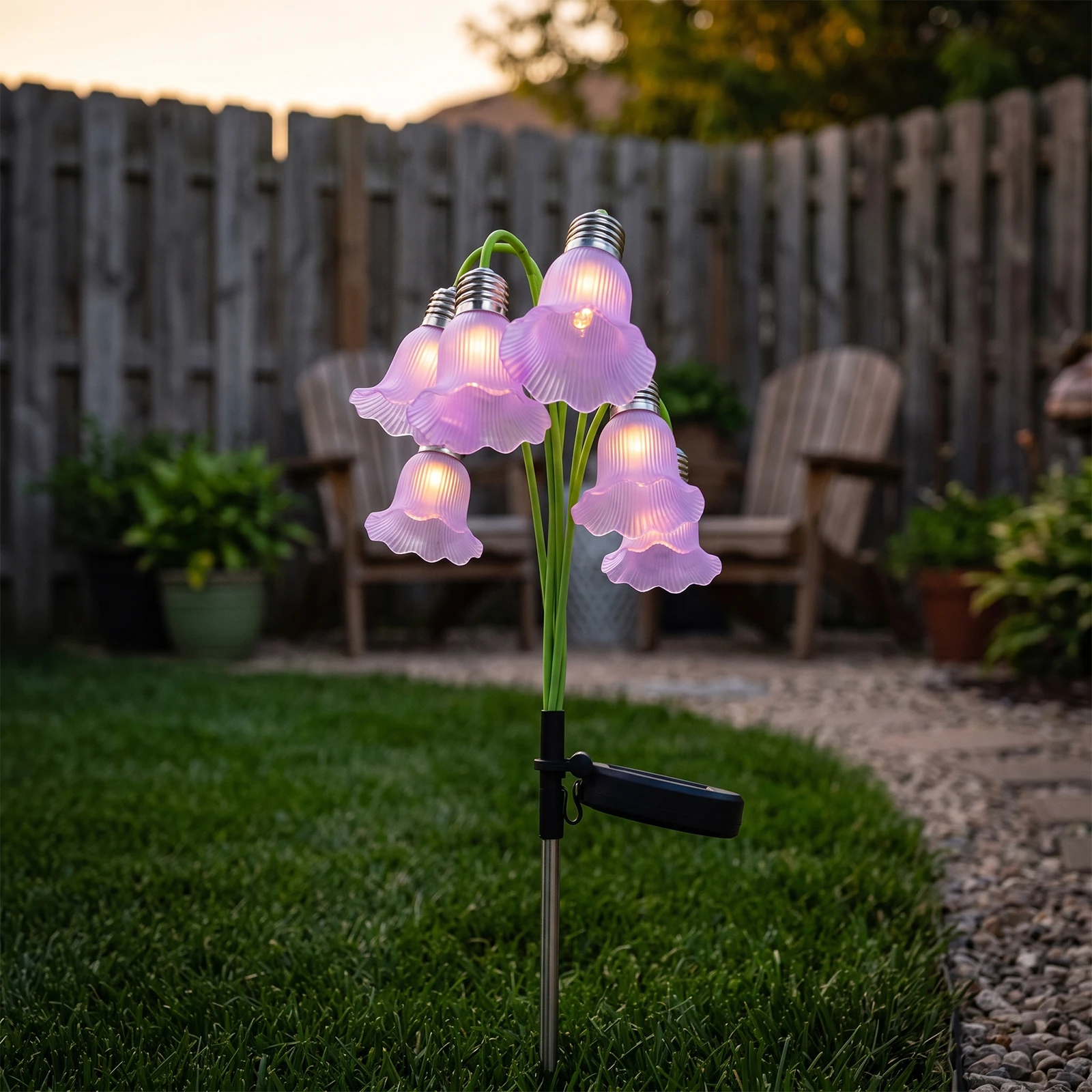 Solar Flower Lights Outdoor Garden Decorations – Vibrant, Waterproof & Auto On/Off – Perfect for Flower Beds, Pathways & Patios