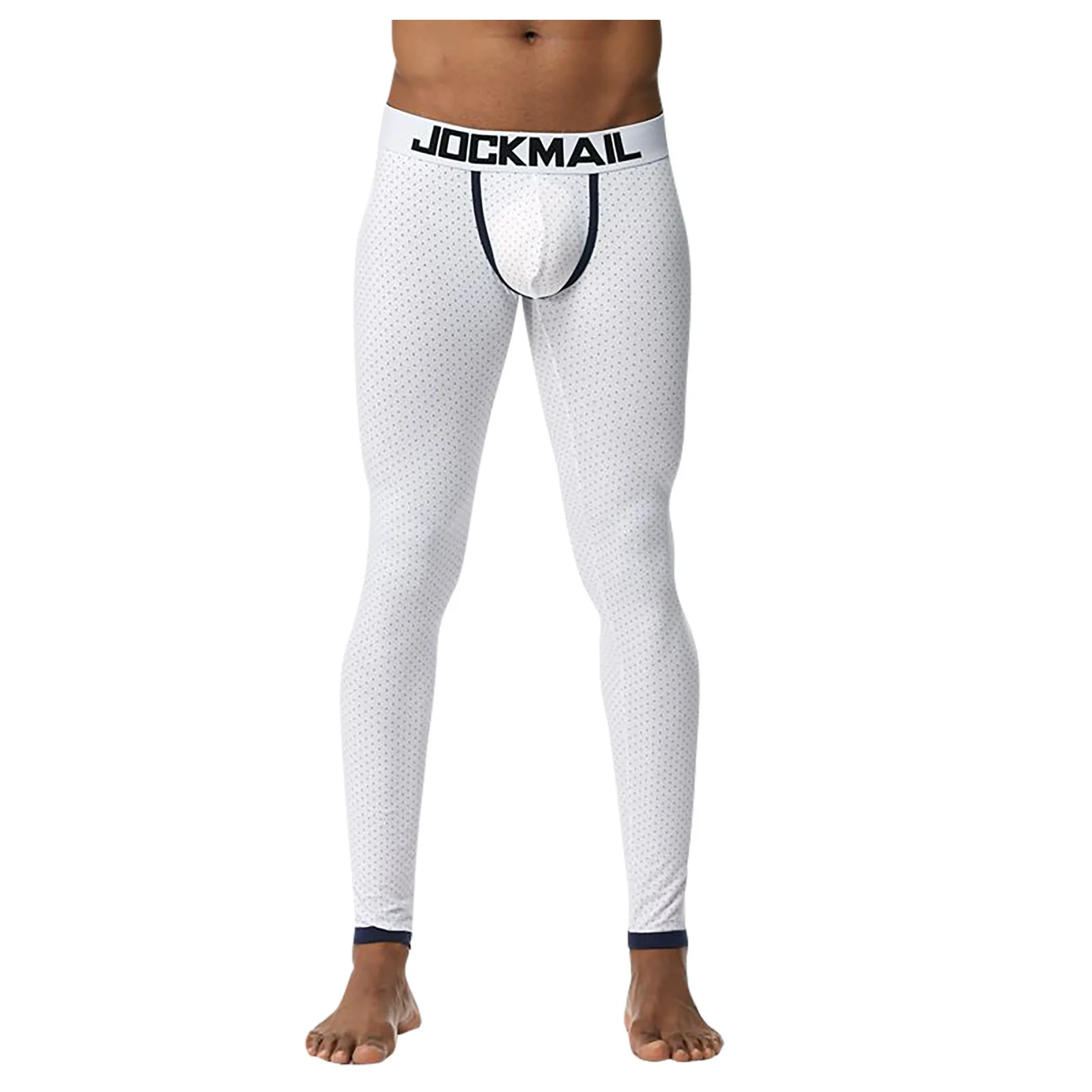 JOCKMAIL Men's Thermo Underwear Fashion Men Thermal Long Johns Mens Sexy Underwear Penis Pouch Warm Male Leggings Pants