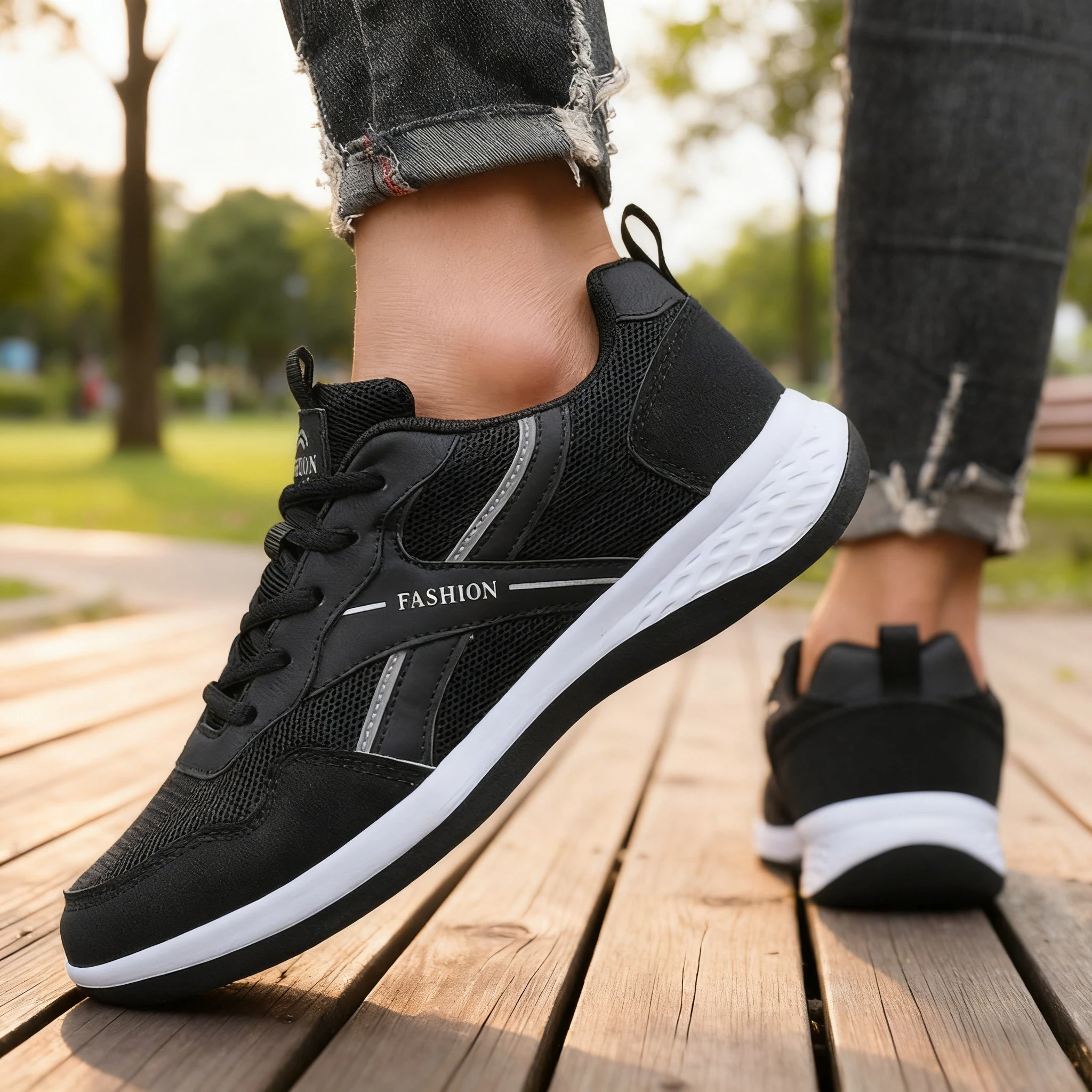 

Men's Gift Designer Luxury Sports Shoes Casual Loafers Fashionable Leather Outdoor Running Anti Slip Oversized Walking Shoes