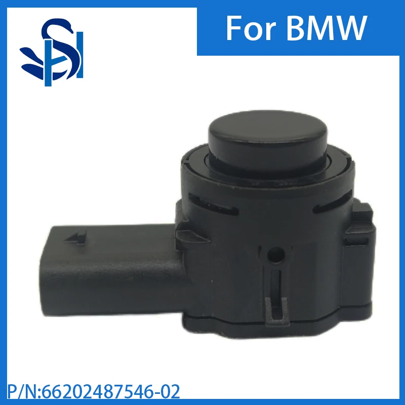 Sistema de Radar con Sensor de aparcamiento para BMW, sistema de Radar PDC, Color negro brillante, envío directo, venta al por mayor, 66202487546