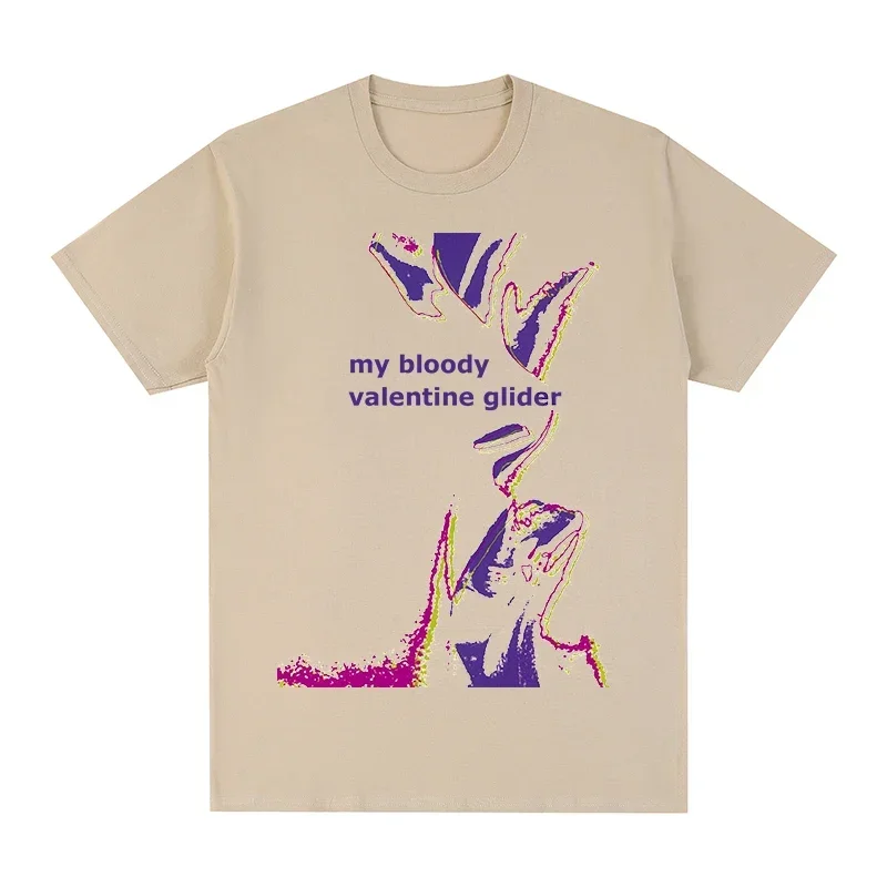 bloody valentine 90s Classic Slowdive and Mary Chain T-shirt Cotton TEE TSHIRT Womens Tops Japanese Vintage Artwork Tengu