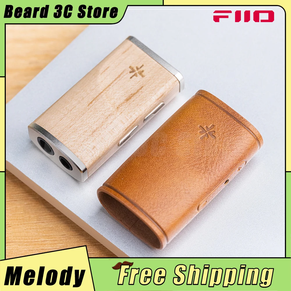 FIIO سنوسكي ميلودي مضخم ضوت سماعات الأذن خشبية Hifi DSP DAC المحمولة ضياع DSD فك سماعة مكبر كهربائي مخصص