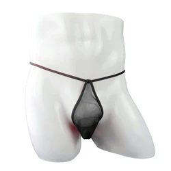 Tangas para hombre, Mini Tanga con espalda en T, lencería Sexy, calzoncillos de tiro bajo, suspensorio transpirable, ropa interior para hombre, calzoncillos Gay