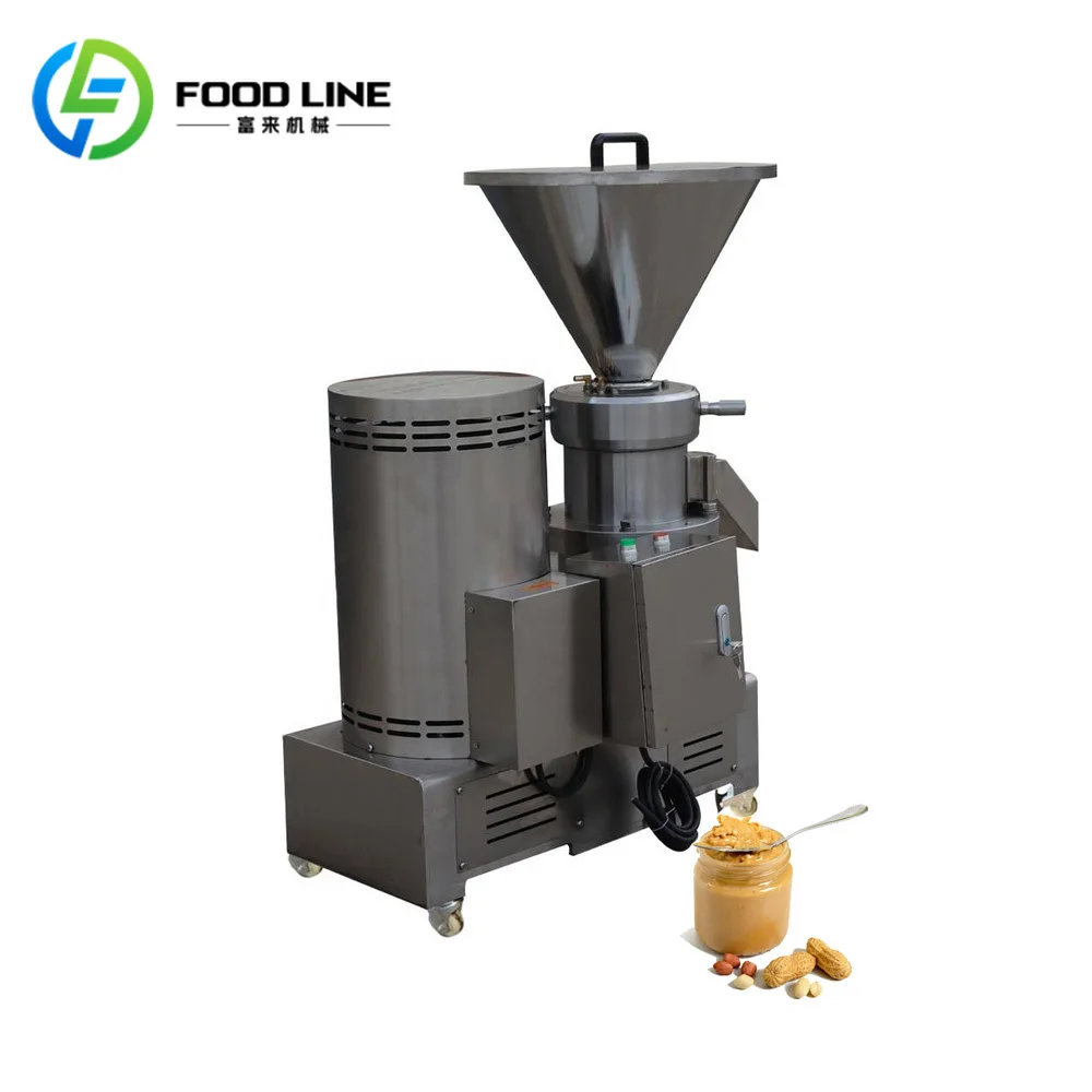 Rectificadora de acero para salsa de chile, molino coloide de mantequilla, amoladora eléctrica para hacer mayonesa, asfalto de bitumen