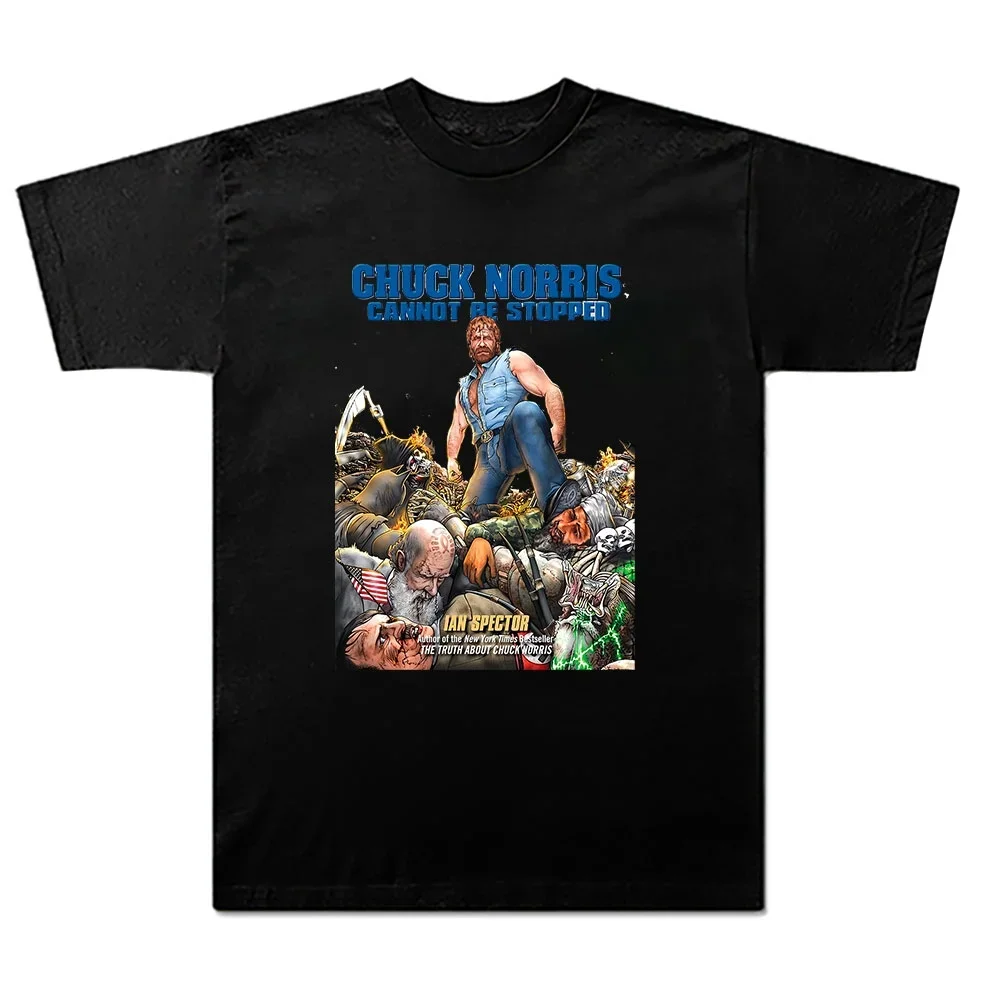 Chuck Norris Poster Merch T-shirt Summer Unisex 2026 Fashion Short-sleeved Casual Design Tee