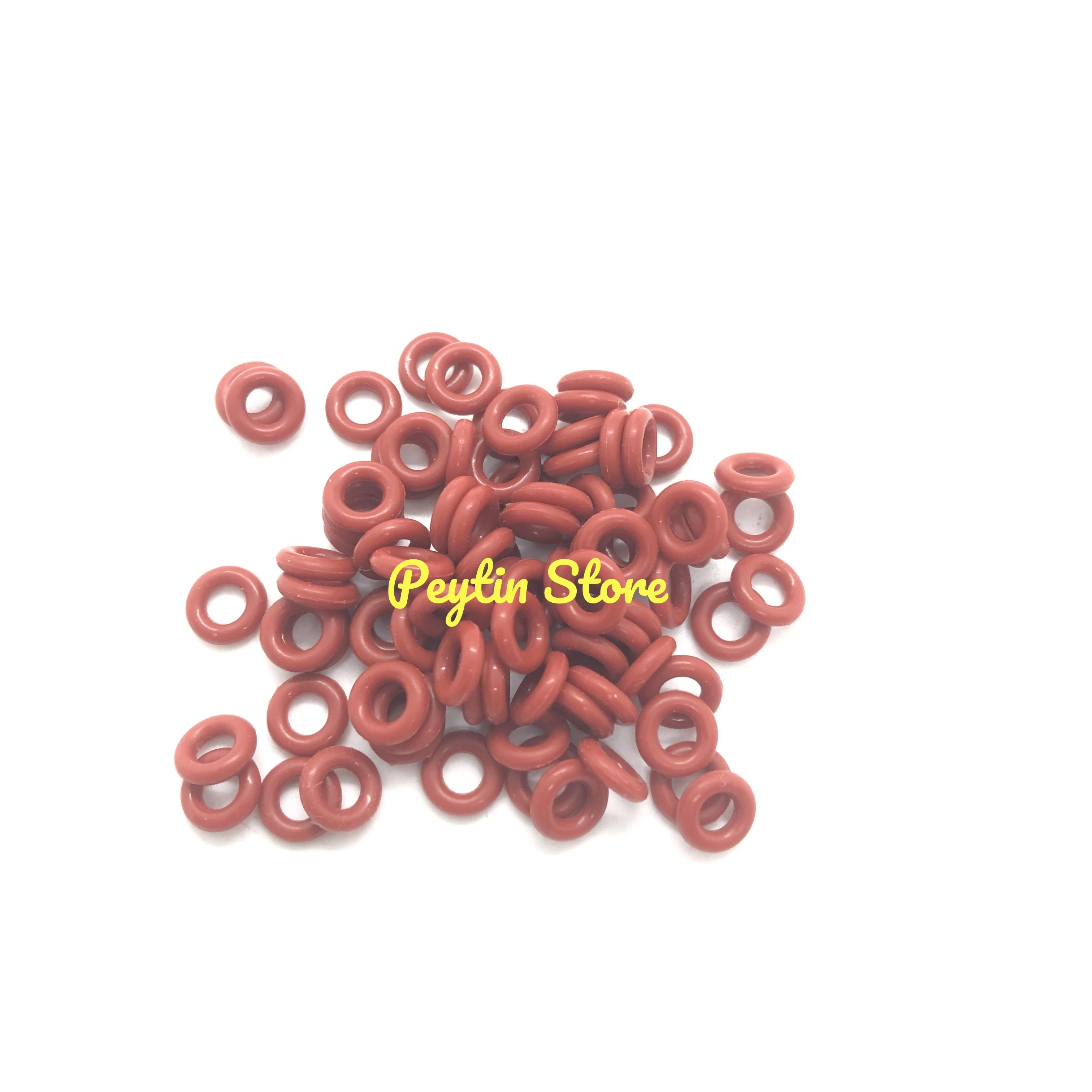 

10/20/100Pcs OD 5/5.5/6/6.5/7/7.5/8/8.5/9/9.5/10/10.5~55/56x1.9mm Red VMQ Silicone O-Ring Sealing Ring Washer Gaskets