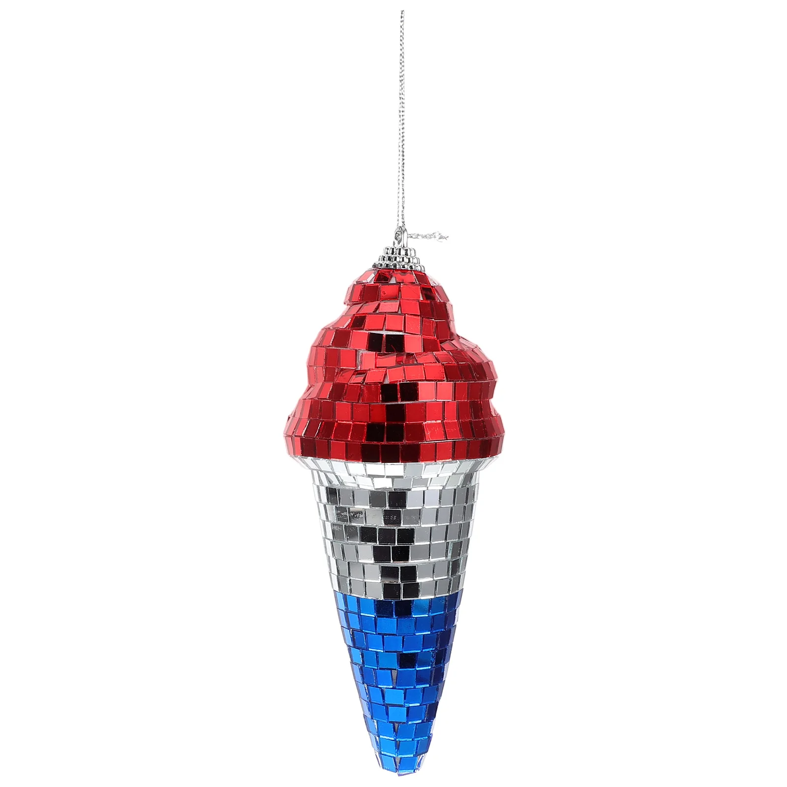 

Ice Cream Ball Mirror Disco Party Decorations Vintage Ornaments Plastic Festive Disco Ball Decorations Creative