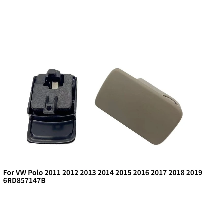 6RD857147B for VW Polo 2011 2012 2013 2014 2015 2016 2017 2018 2019 Glove Box Right Lid Latch Storage Handle Trim Cover Switch