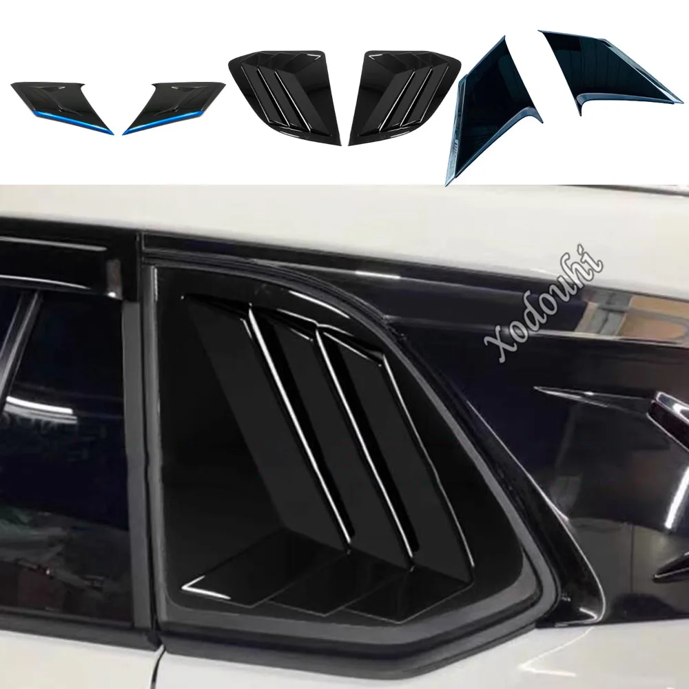 

ABS Plastic Rear Window Shades Molding Trim Decoration Cover Exterior Accessories For Toyota Corolla Cross XG10 2022 2023 2024+