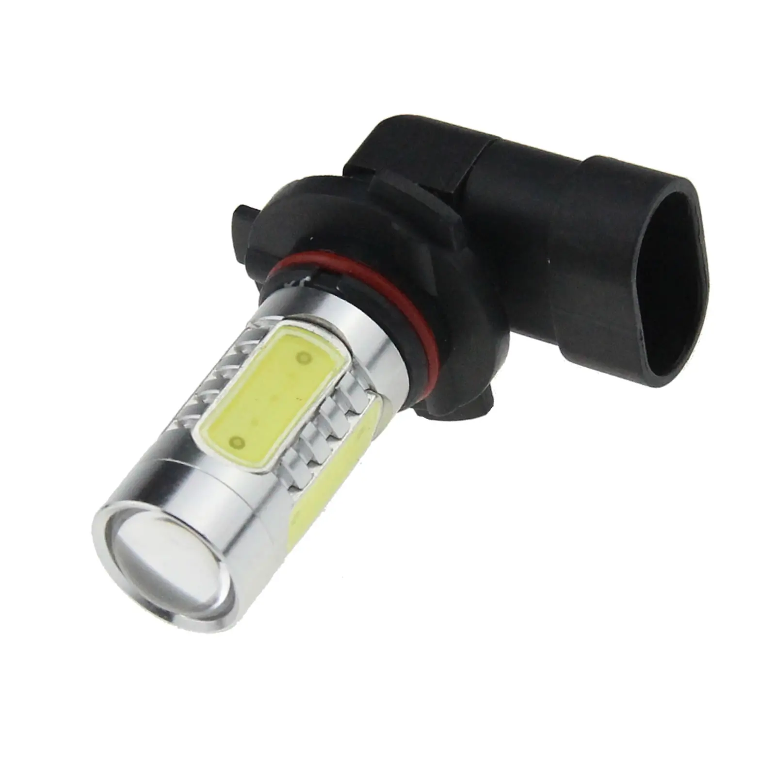 2x White AUTO 9005 Tail Lamp Signal Light 5 Emitters 4x COB SMD +1 CLED LED P20d H259-W