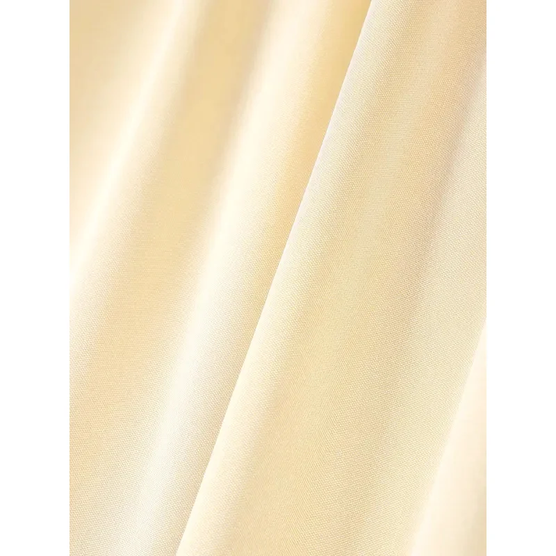 RT01 femmes mince Satin glisse jupe dentelle ourlet jupe vêtements élégants ceinture élastique couleur unie jupe intérieure & Gf1