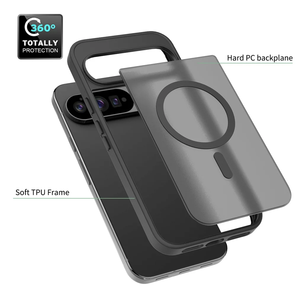 For Google Pixel 9 10 Pro Case PC + TPU Back Cover Pixel 9A Phone Case For Google Pixel 9 10 Pro XL Luxury Cover - náhled 4