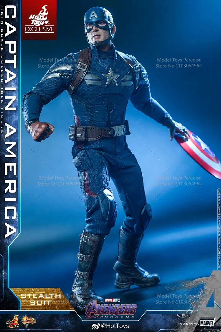 HOTTOYS HT MMS607 1/6 Collectible Toys Captain America Avengers：Endgame Men Soldier Full Set 12 Inches Action Figure Model Gifts