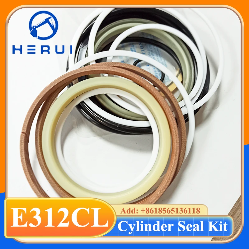 

Boom Bucket Arm Cylinder Seal Kit E312C E312CL E312DL Excavator Hydraulic Cylinder Oil Seal Kit