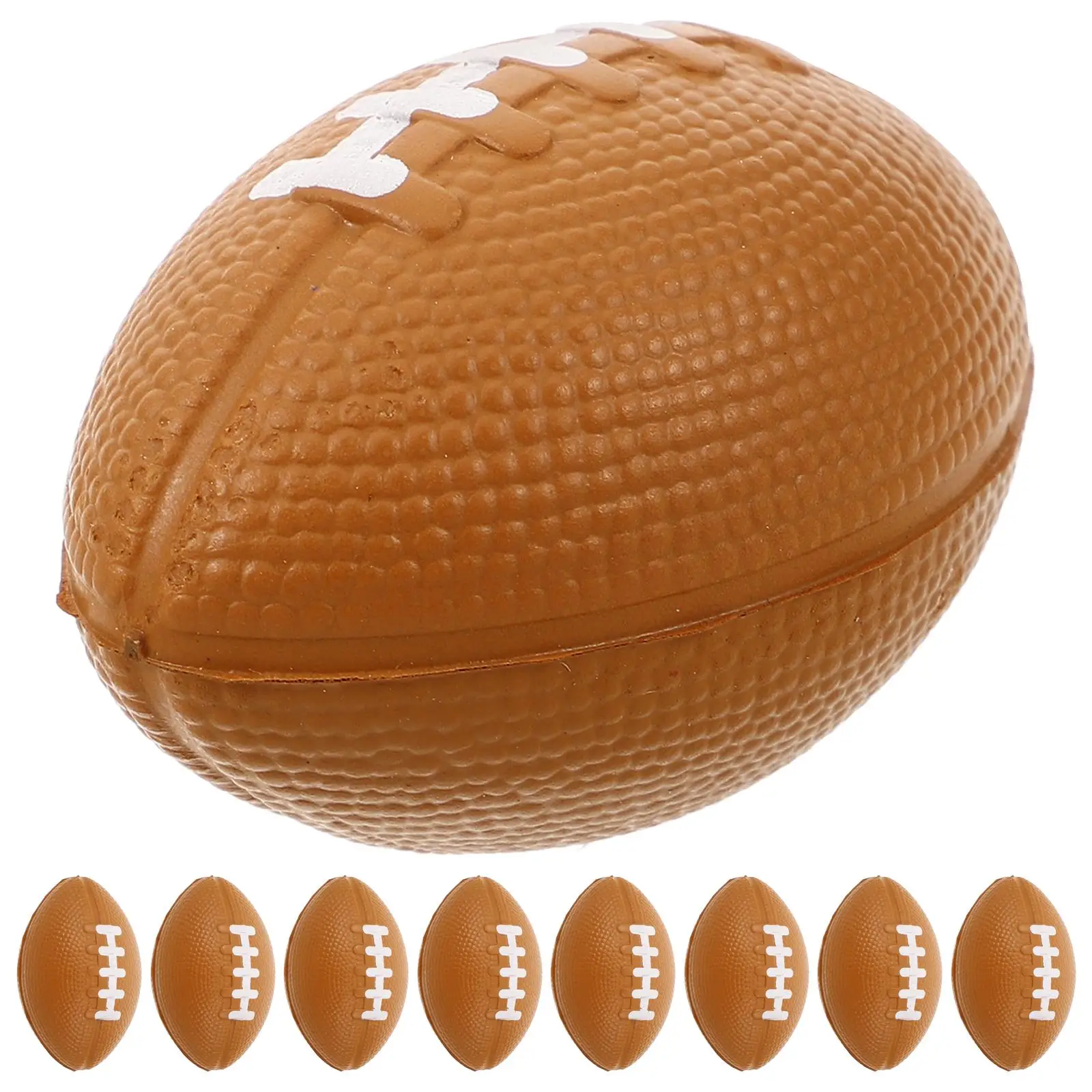 

10pcs Balls 4cm PU Material Sensory Toys Portable Design Relaxation Toy Ball Shaped Mini Squeeze Football