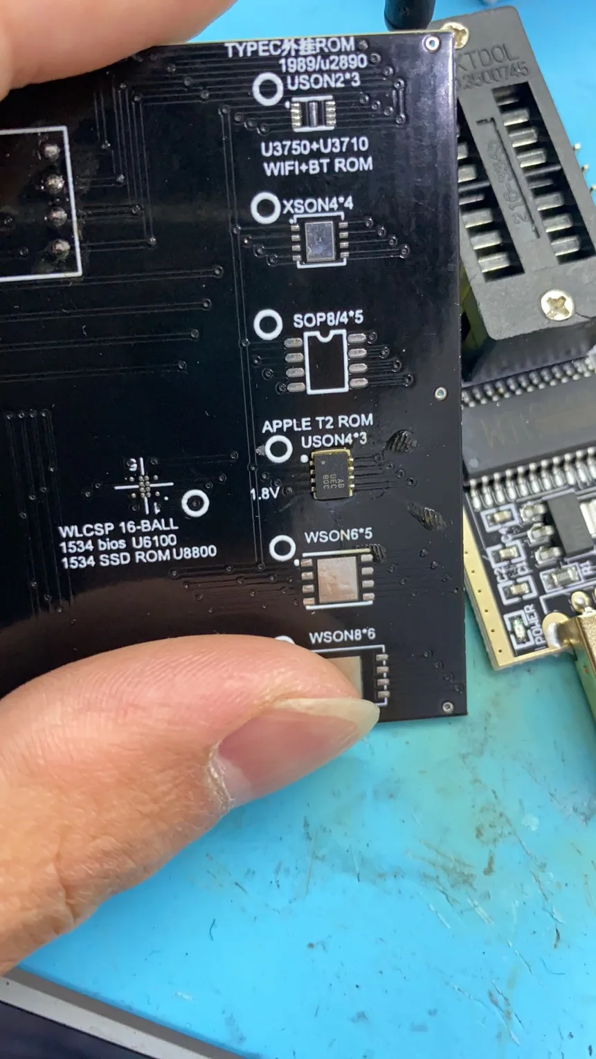 Cho MacBook Apple Notebook Bảo Dưỡng Nối Tiếp Số Sửa Đổi Dụng Cụ T2 Chip Mở Khóa BIOS Đọc Adapter Ban