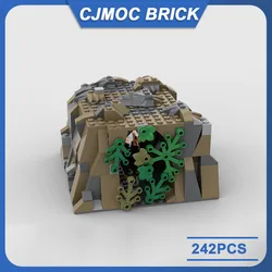 MOC Mountain Cave 242pcs Building Block set Assembling DIY Brick Toys Kids Collector Christmas Gifts MOC-186361