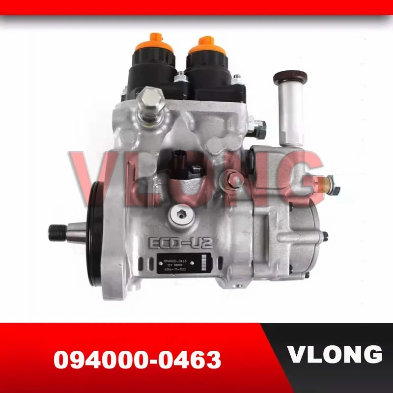 

High Pressure Fuel Pump Assy For Komatsu SA6D125E PC400-7 PC400-8 Excavator 094000-0462 094000-0463 6156-71-1131 6156-71-1132