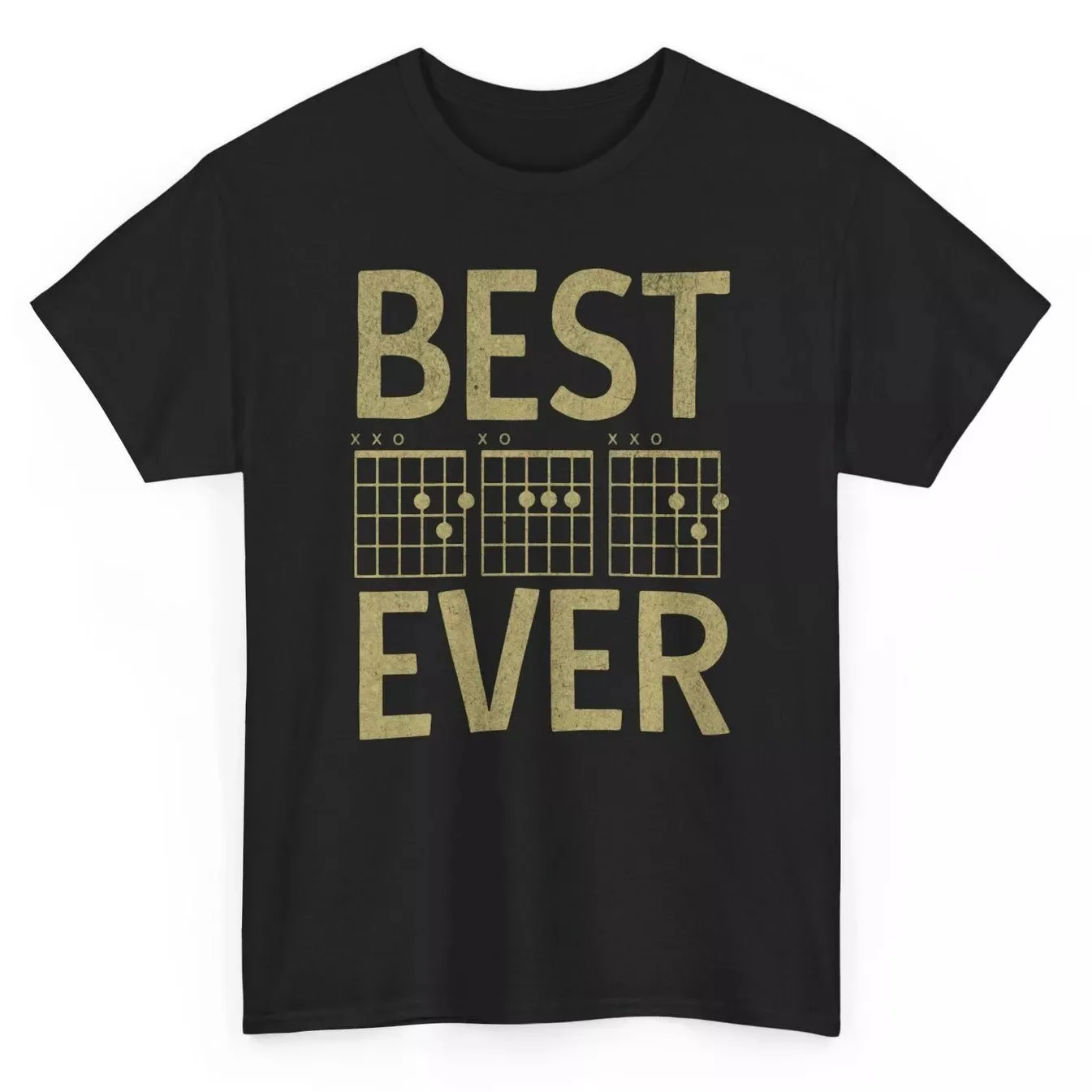 Best Dad Ever D A D Chords Guitar T-shirt