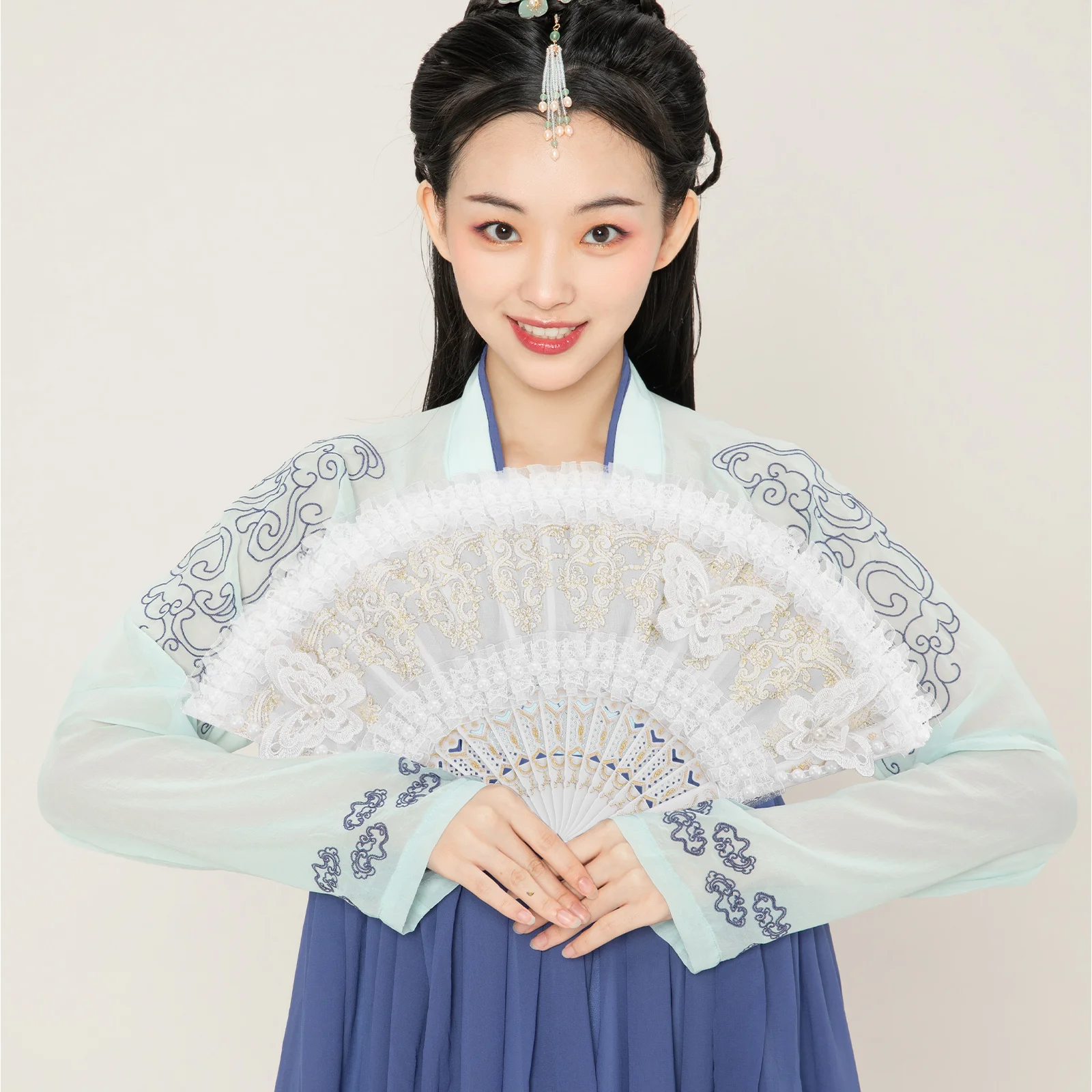 

Dance Photography Fan Bridal Traditional Dancing Fans Ancient Chinese Arts Bamboo Hand Bride Wedding