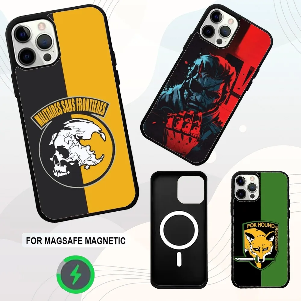

M-Metal Gear S-Solid Game Phone Case For iPhone 16e,16,15,14,13,12,11,Plus,Pro,Max,Mini Magsafe Magnetic Wireless Charging