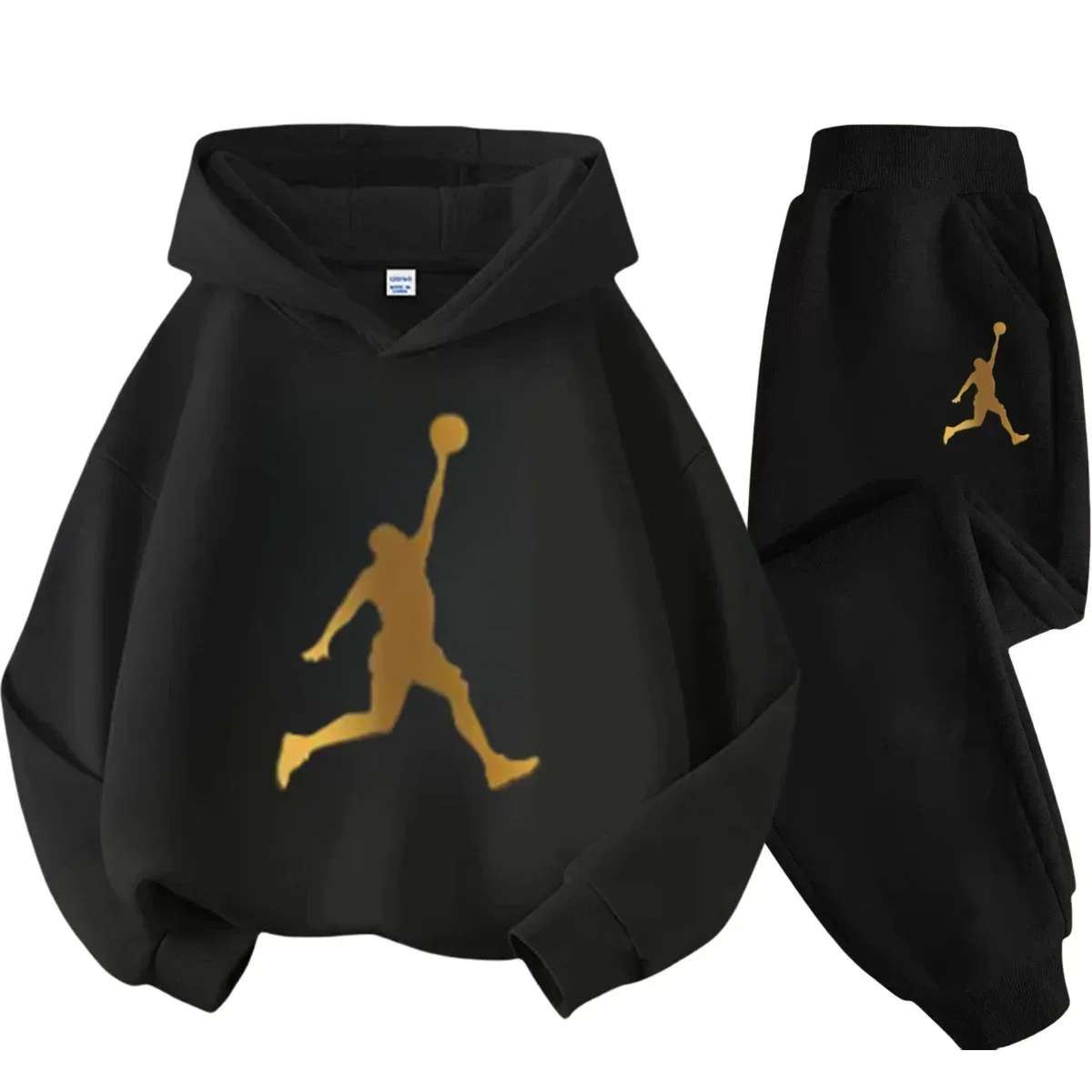 

New York Jordan Fan Clothing Children Hoodie Set Boys Girls Kid Autumn Spring Long Sleeve Pants Suit Two Pieces Set Tracksuit