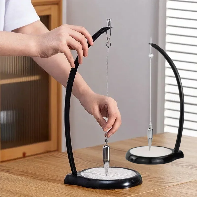 Gravity Sand Pendulum Creative Newton Style Toy Stress Relief Desktop Decor Living Room Office Table Ornament Gift for Adults