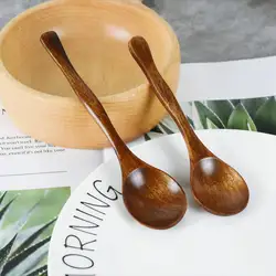 Wooden Spoon Gourd Handle Coffee Tea Stirring Spoons Dessert Honey Soup Cutlery Japanese Style Kitchen Tableware Dinnerware