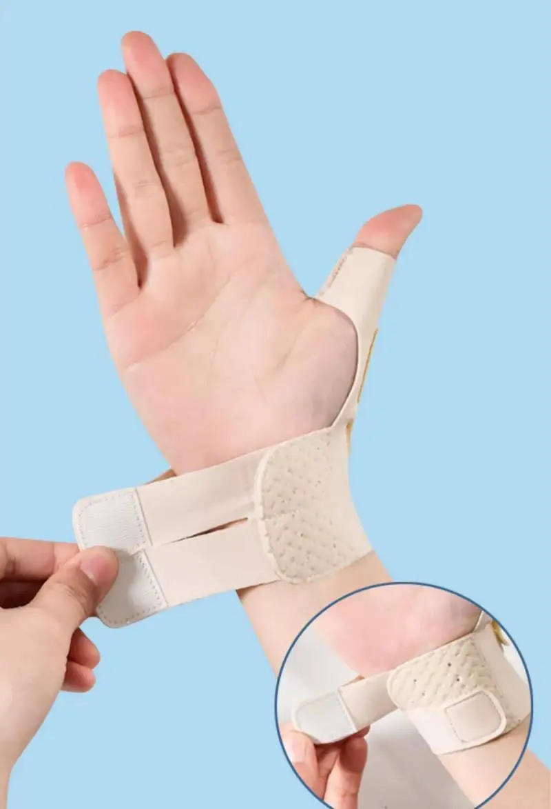Handgelenk Daumen Unterstützung Klammer Weiche Elastische Daumen Kompression Hülse Schutz Daumen Spica Schiene Leichte Armband Gym Sport – Detail 15