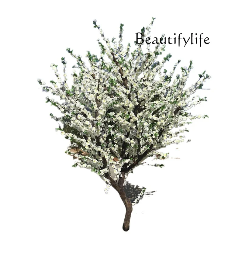 Artificial Flower Artificial Pear Flower Tree Large Plant Indoor Living Room Decoration