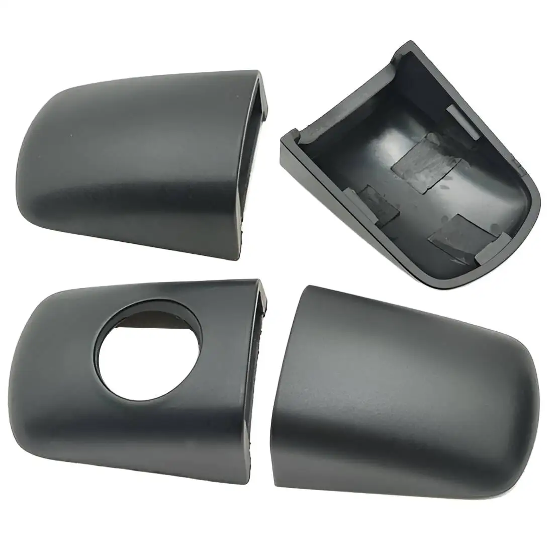 9101GG 9101JS 9101JR 9101GE 1 Set Exterior Door Handle End Cap Cover Trim Fit for Citroen Berlingo B9 C3 C4 Picasso Matte Black