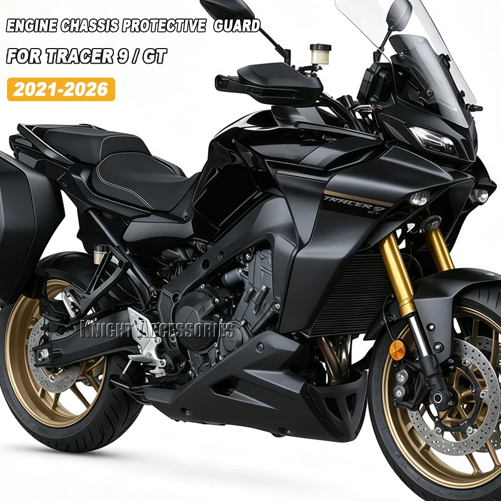 Motorcycle Belly Pan Lower Engine Chassis Guard Decorate Finish Plate Accessories For Tracer 9 Tracer 9 /GT 2021-2026
