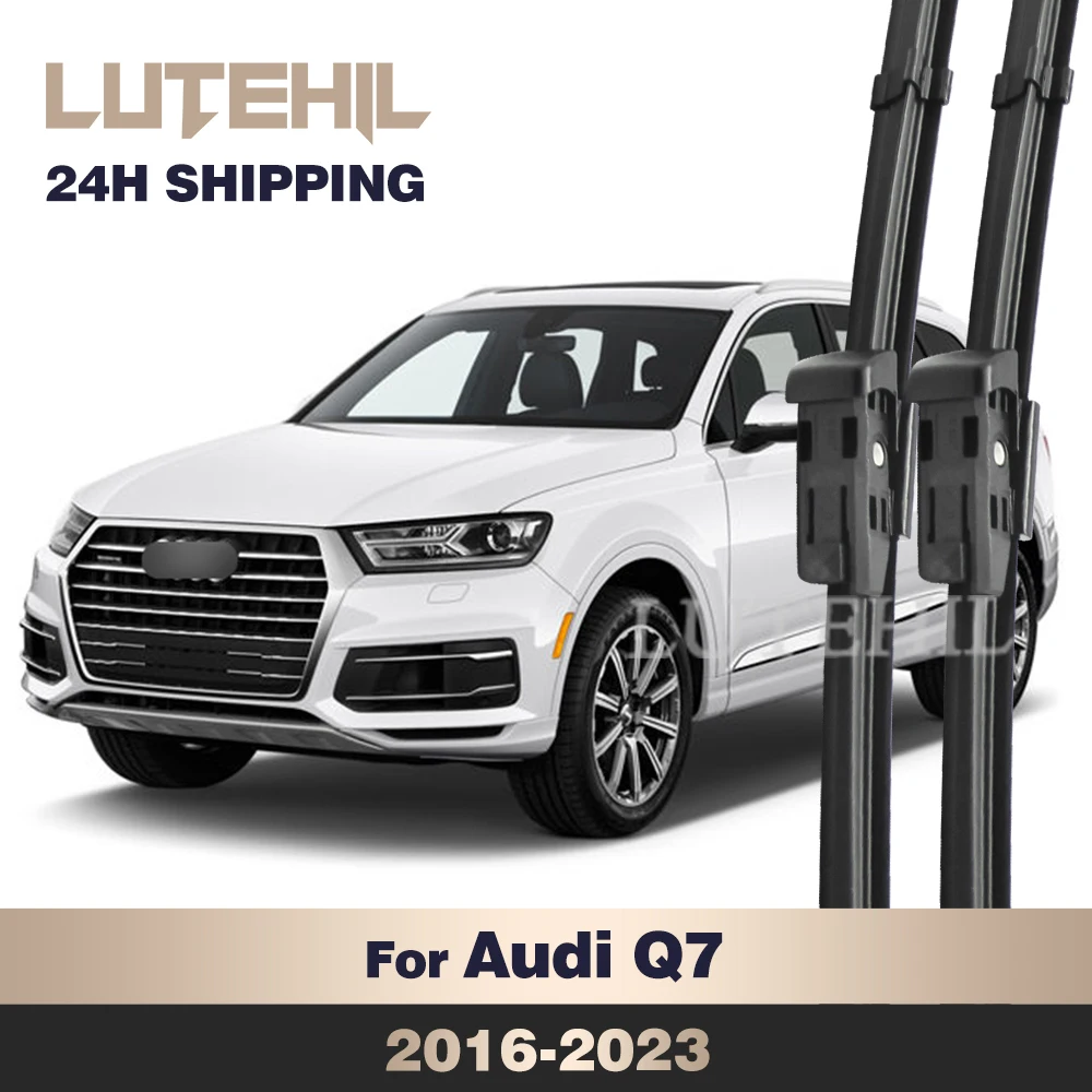 

For Audi Q7 2016-2023 2017 2018 2019 2020 2021 2022 Wiper Front Wiper Blades Windshield Windscreen Window Brush 26"+20"