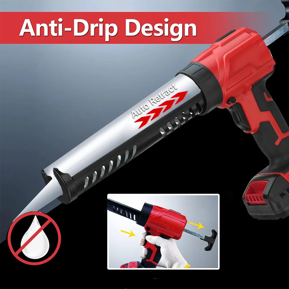 

Электрический пистолет для герметика с 4 скоростями для Makita, аккумулятор 18 В, цемент, стекло, клей, герметик, инструмент, силиконовый пистолет (без батареи)