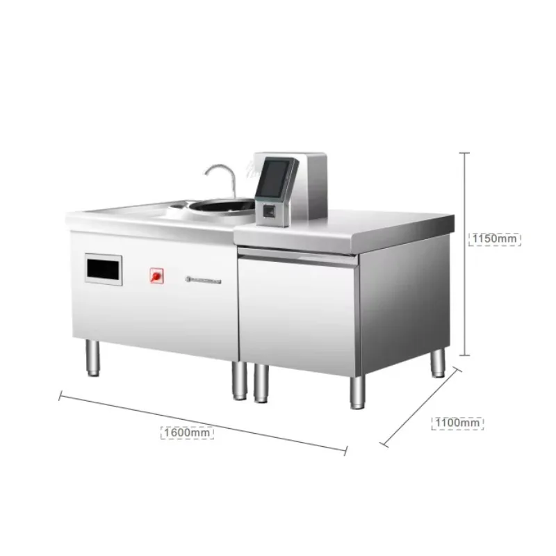 Large Intelligent Commercial Robot Automatic Cooking Machine Stainless Steel Gas/Electric Easy Clean