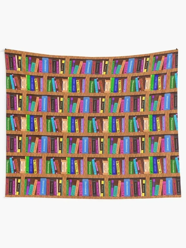 Library Bookshelf Background Pattern for Readers Tapestry Decoration Home Aesthetic Home Decor Tapestry