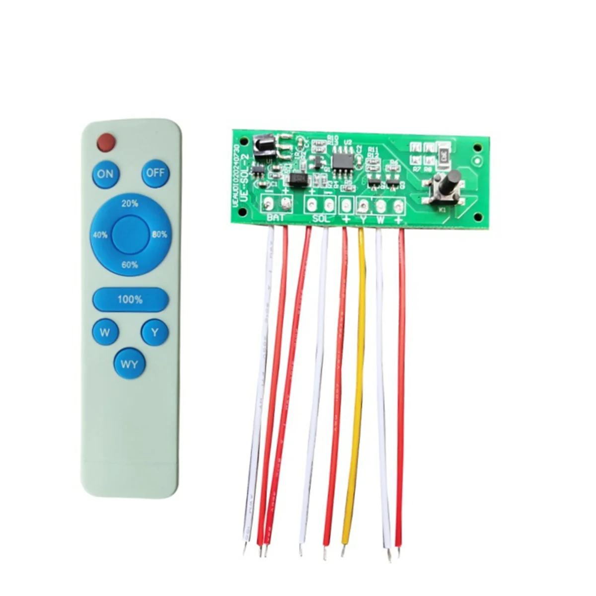 A002 3.2V 3.7V Wall Light Control Board Two-Color Solar Lamp Controller Automatic Control Lamp Board for Home Office Garden