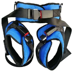 Trampoline bungee harness and safety strap and safety belt