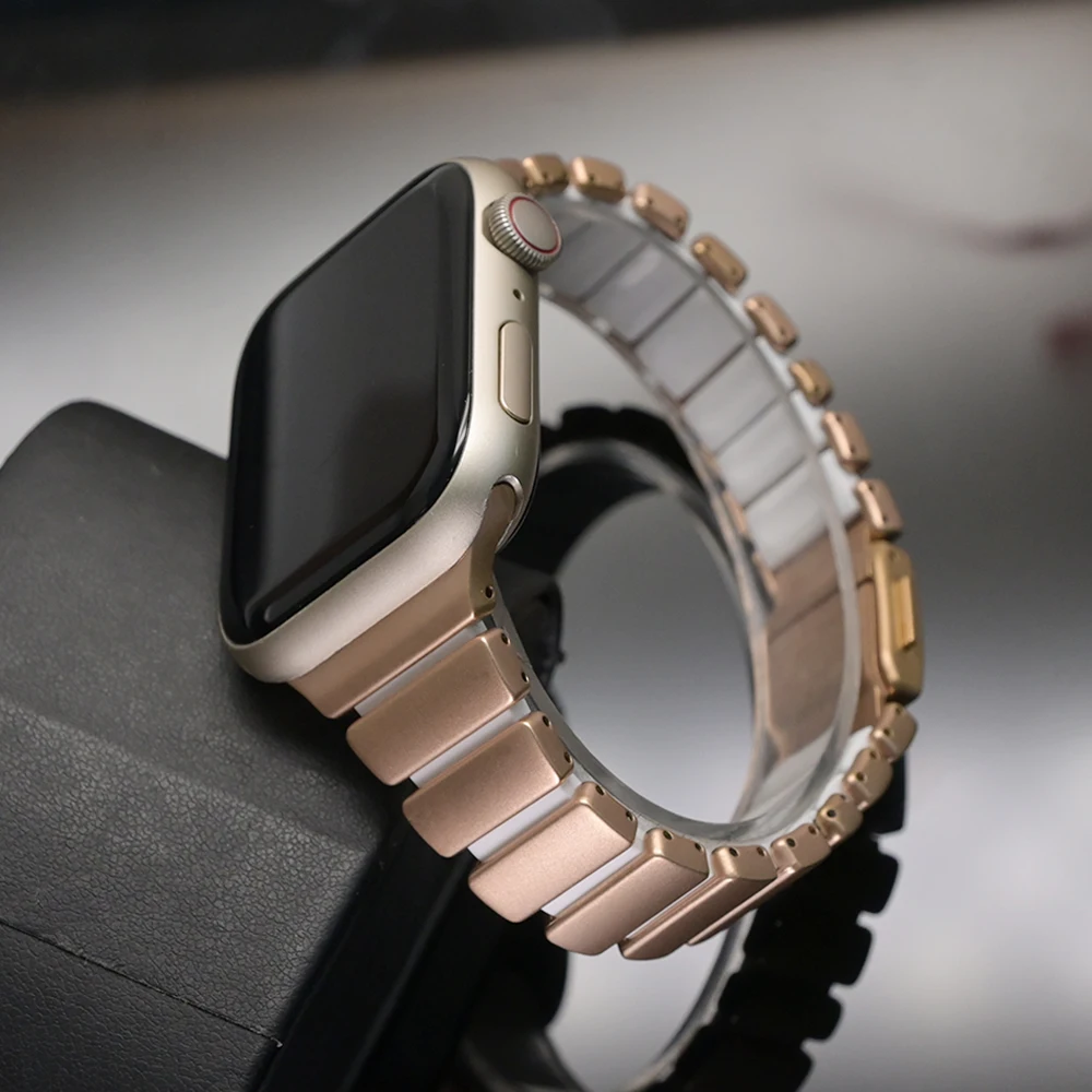 

Женский металлический браслет для Apple Watch 38 мм, 40 мм, 41 мм, серий 11, 10, 42 мм, из нержавеющей стали, для iWatch 9, 8, 7, 6, 5, 4, SE, 3, 2, 1.