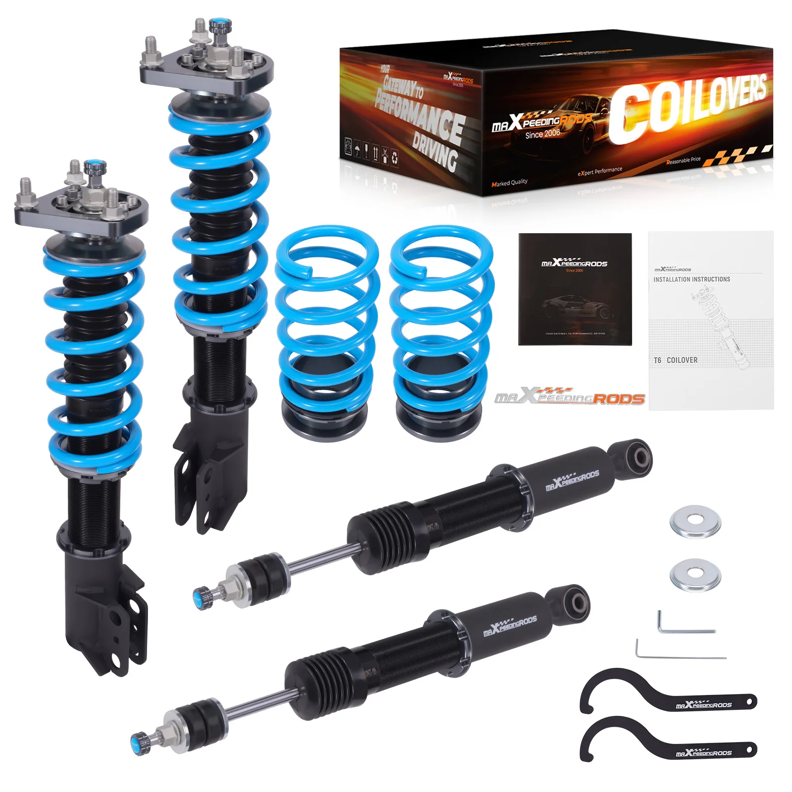 Racing Coilovers Suspension Kit For Ford Mustang SVT Cobra 99-04