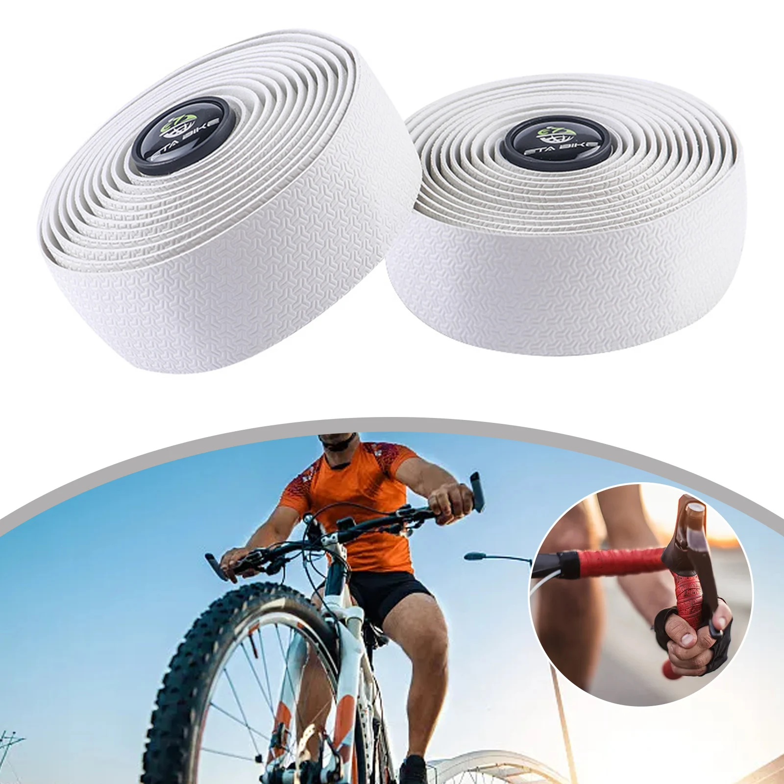 Next level Riding Experience with this Road Bike Handlebar Tape Made of EVA / PU Material for Better Durability and Grip