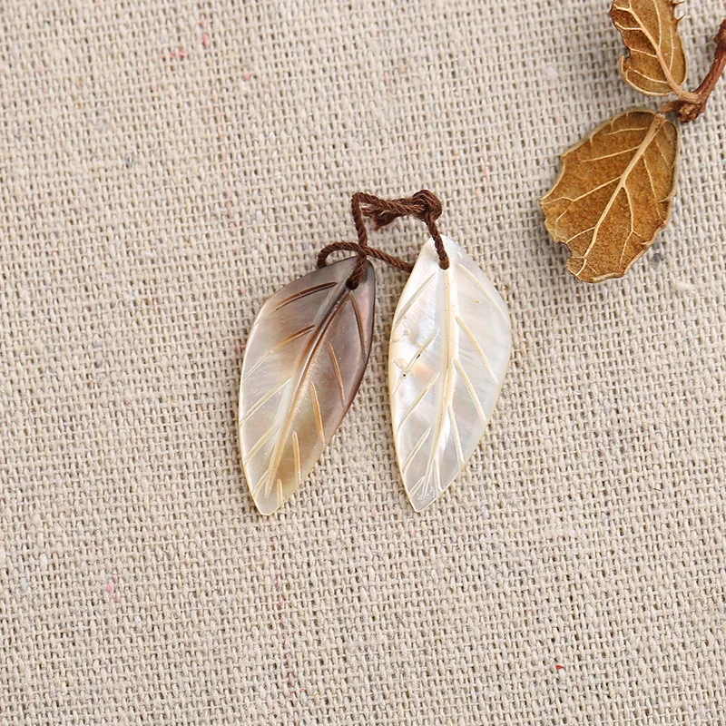 B&F Canadian Ammonite Earring Beads, Handmade Natural stones beads, Polished Stones for jewelry Making Supplies