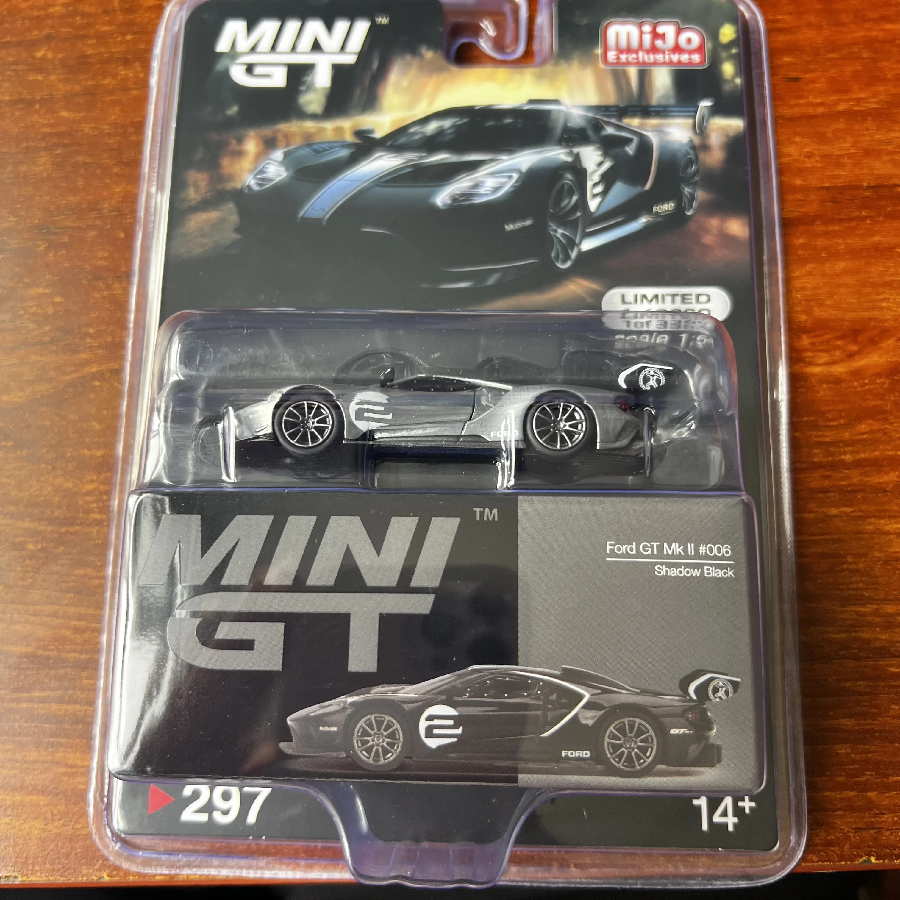MINIGT TSM 1:64 Ford GT Mk II Gulf Souvenir 297 Druckguss-Modellauto