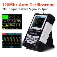 TOOLTOP ET120M 120MHz Handheld Digital Oscilloscope 1Mhz Square Wave Signal Output Auto Oscilloscope for Electrical Car Repair