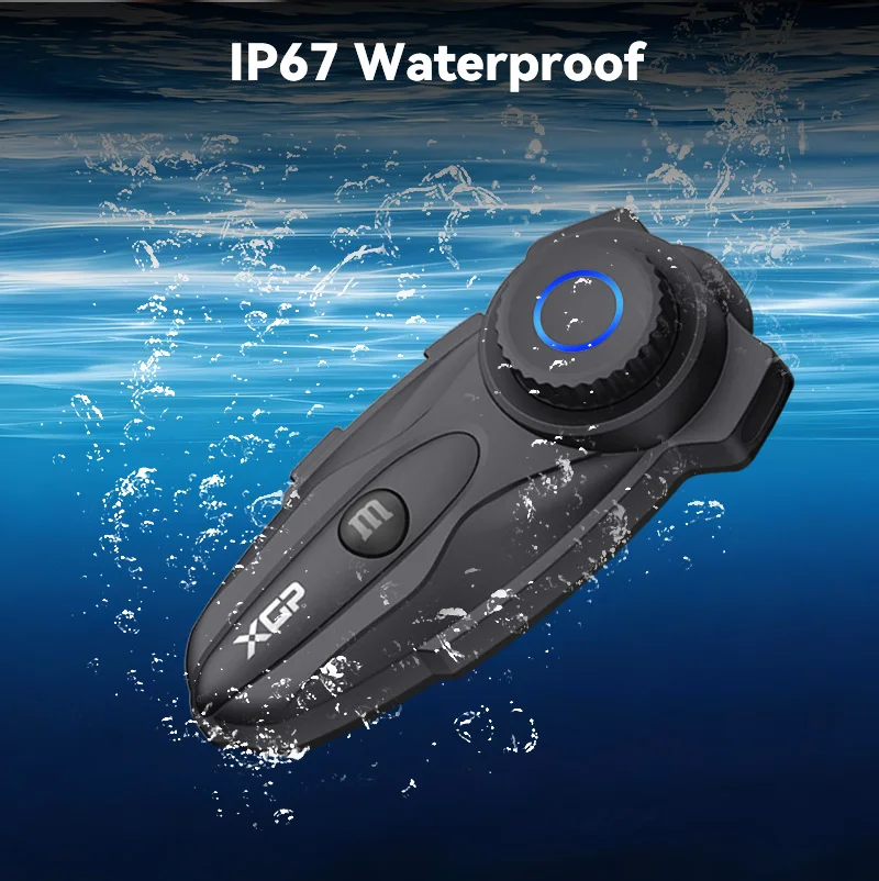 2025 XGP-X10 Bluetooth Motorcycle Intercom Wireless BT 5.3